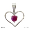 Pendant PF53-R with real Ruby