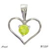 Pendant PF53-P with real Peridot