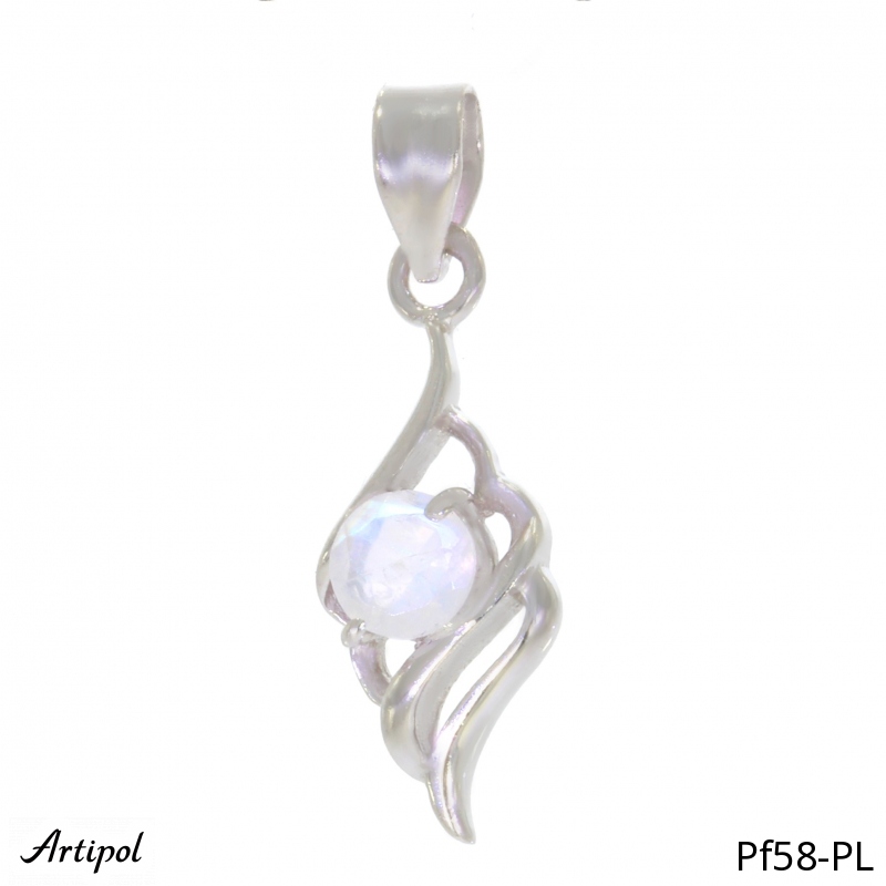 Pendentif PF58-PL en Pierre de lune véritable