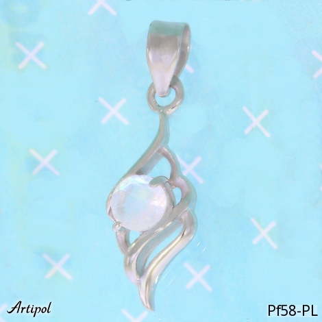 Pendentif PF58-PL en Pierre de lune véritable