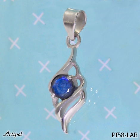 Pendentif PF58-LAB en Labradorite véritable