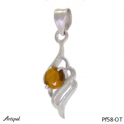 Pendant PF58-OT with real Tiger Eye