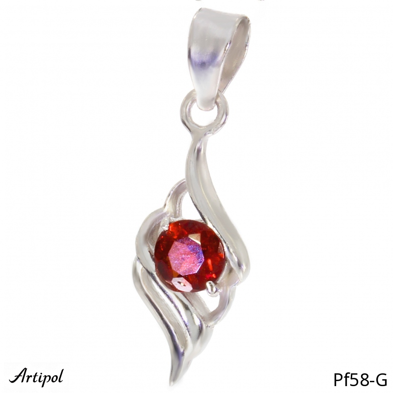 Pendant PF58-G with real Garnet