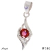 Pendant PF58-G with real Garnet