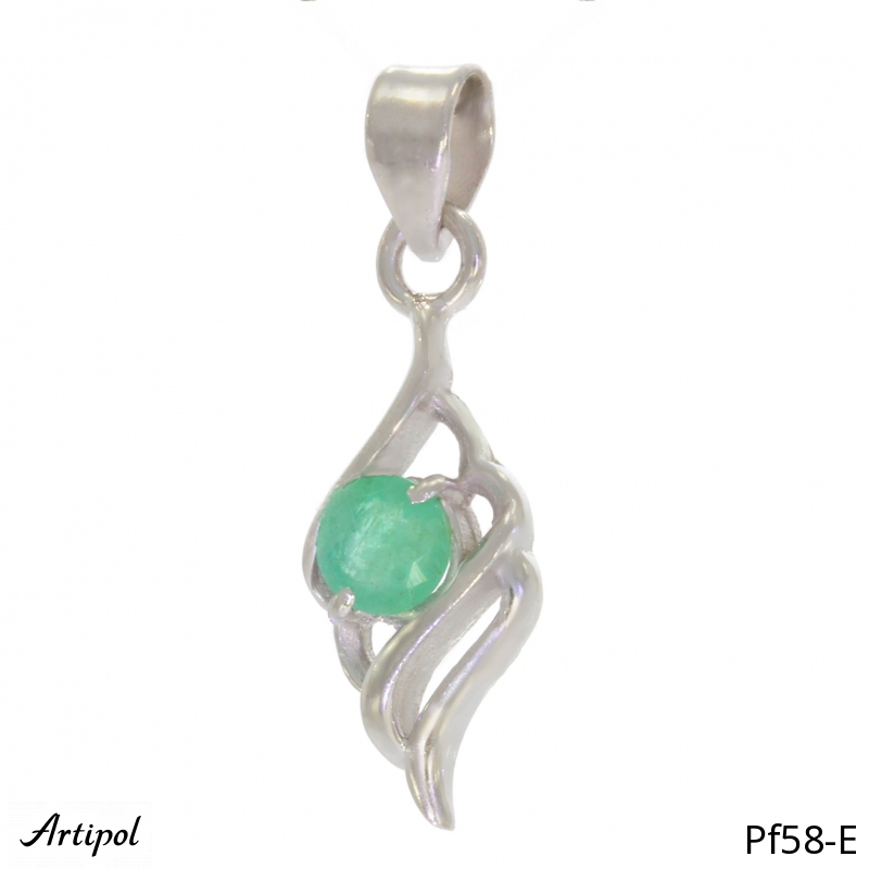 Pendant PF58-E with real Emerald