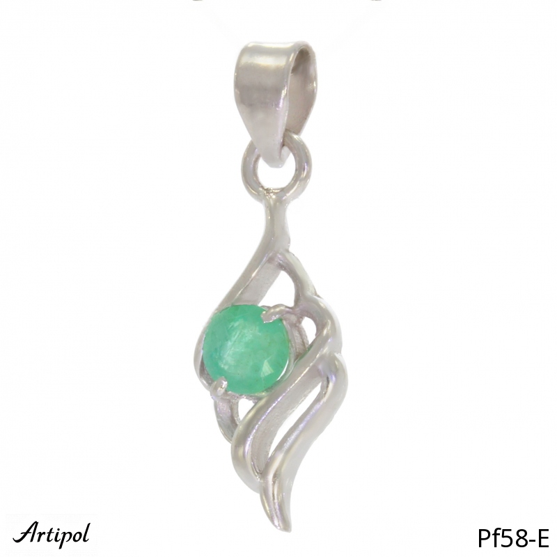 Pendentif PF58-E en Emeraude véritable