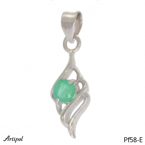 Pendentif PF58-E en Emeraude véritable