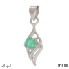 Pendant PF58-E with real Emerald