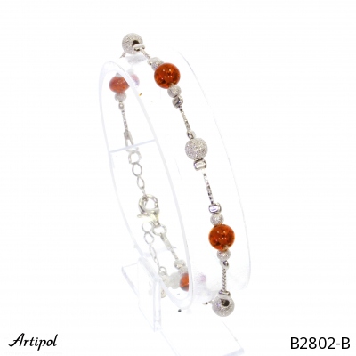Bracelet B2802-B with real Amber