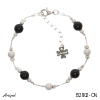 Bracelet B2802-ON with real Black Onyx