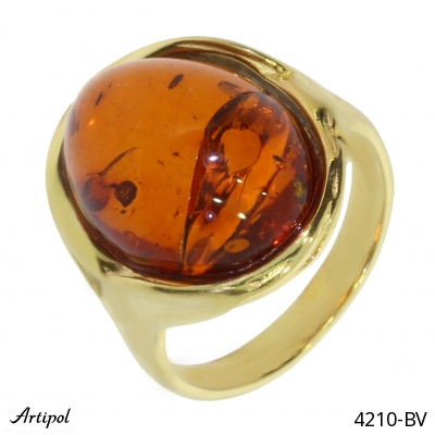 Bague 4210-BV en Ambre véritable