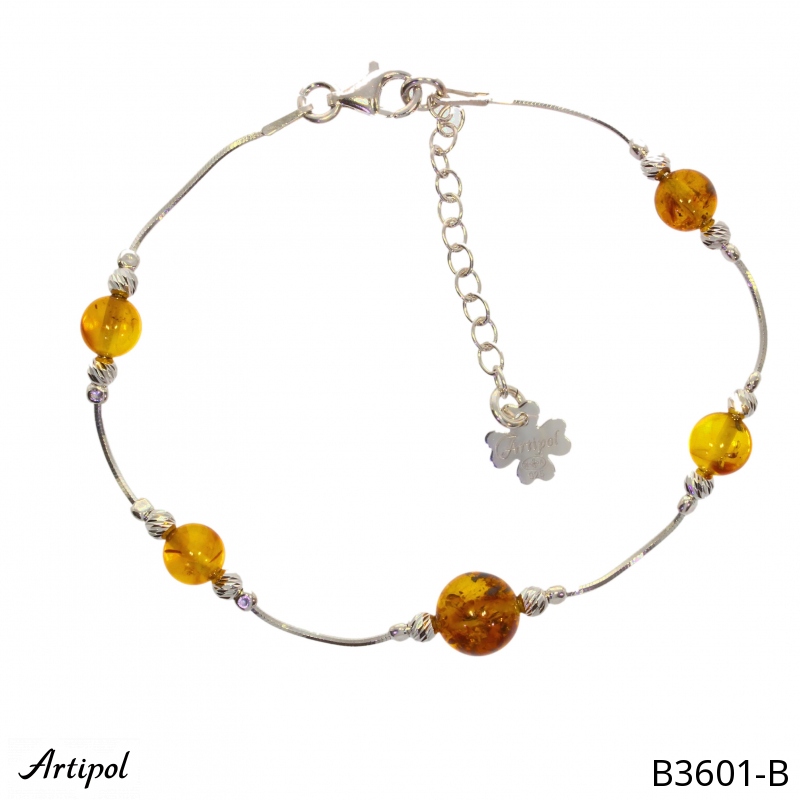 Bracelet B3601-B en Ambre véritable