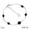 Bracelet B3601-ON with real Black Onyx