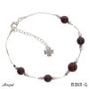 Bracelet B3601-G en Grenat véritable