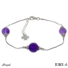 Bracelet B3801-A with real Amethyst