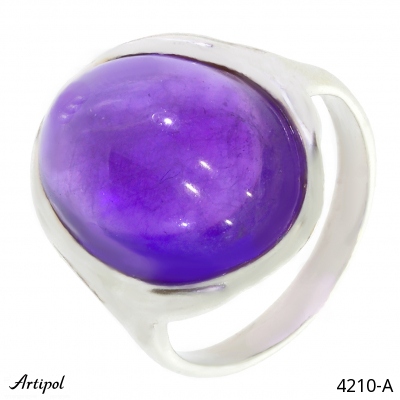 Ring 4210-A with real Amethyst