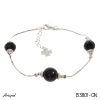 Bracelet B3801-ON with real Black Onyx