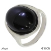 Ring 4210-ON with real Black onyx