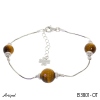 Bracelet B3801-OT with real Tiger's eye