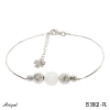 Bracelet B3802-PL with real Moonstone