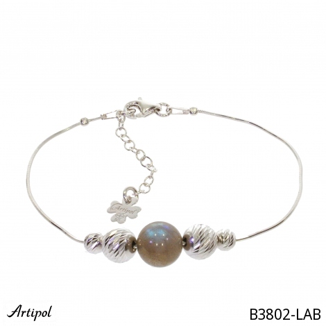 Bransoletka B3802-LAB z Labradorytem