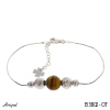 Bracelet B3802-OT with real Tiger's eye