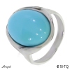 Ring 4210-TQ with real Turquoise