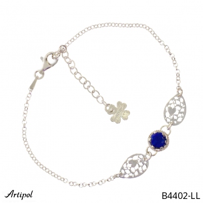 Bracelet B4402-LL en Lapis-lazuli véritable