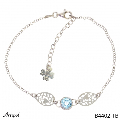 Bracelet B4402-TB en Topaze bleue véritable