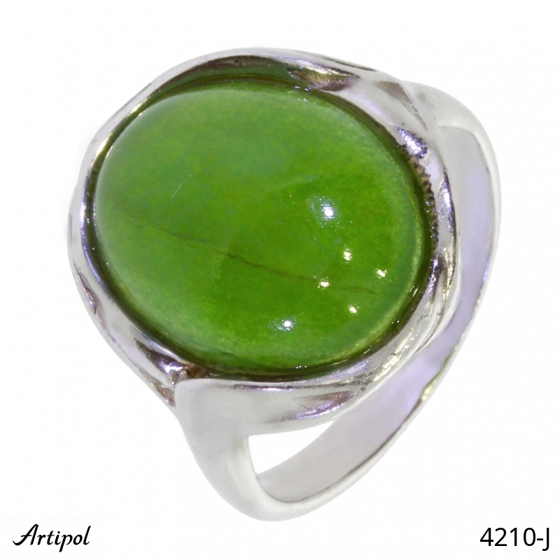 Ring 4210-J with real Jade