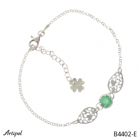 Armreif B4402-E mit echter Smaragd