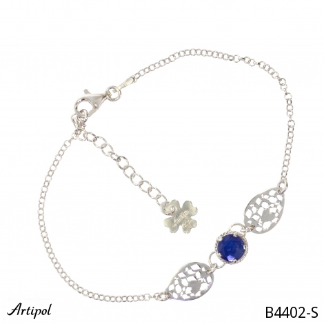 Armreif B4402-S mit echter Saphir