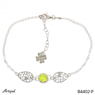 Bracelet B4402-P with real Peridot
