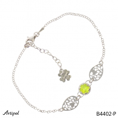 Bracelet B4402-P en Peridot véritable