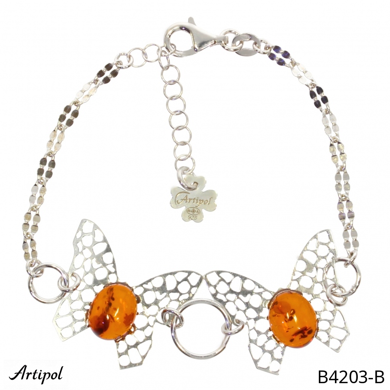 Bracelet B4203-B en Ambre véritable