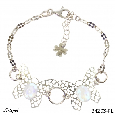 Bracelet B4203-PL en Pierre de lune véritable