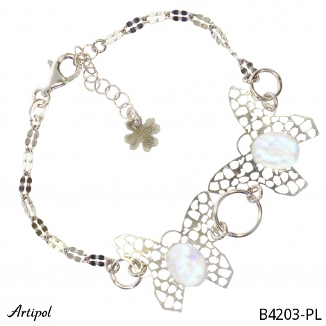 Bracelet B4203-PL en Pierre de lune véritable