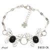 Bracelet B4203-ON en Onyx noir véritable