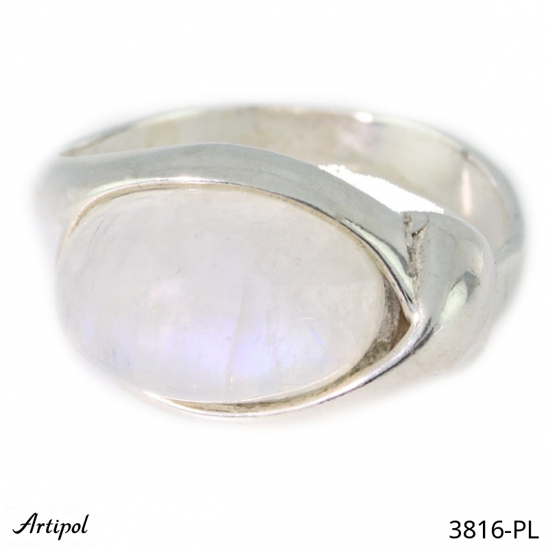 Ring 3816-PL with real Moonstone