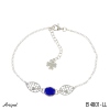 Bracelet B4801-LL with real Lapis lazuli