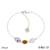 Bracelet B4801-OT with real Tiger’s Eye