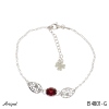Bracelet B4801-G en Grenat véritable