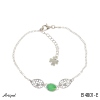 Bracelet B4801-E with real Emerald