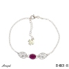 Bracelet B4801-R with real Ruby