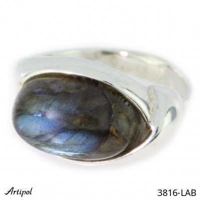 Ring 3816-LAB with real Labradorite