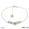 Bracelet B8801-LAB with real Labradorite
