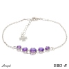 Bracelet B8801-AF en Améthyste véritable
