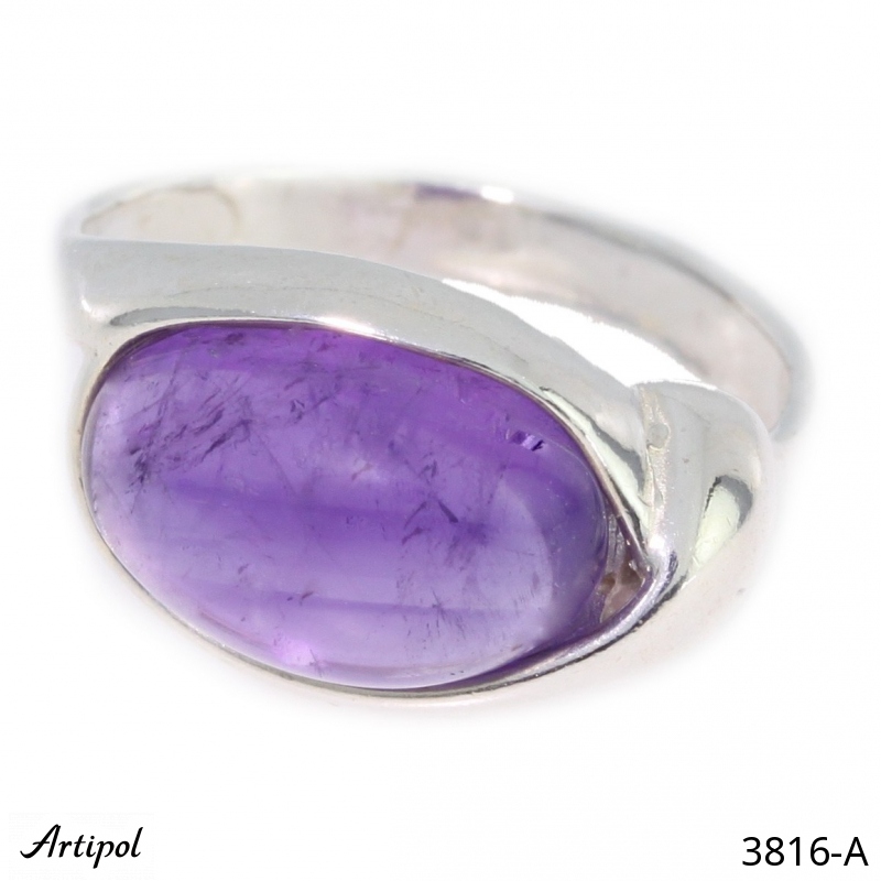 Ring 3816-A with real Amethyst