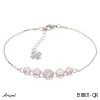 Bracelet B8801-QR en Quartz rose véritable