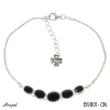 Bracelet B9801-ON with real Black Onyx